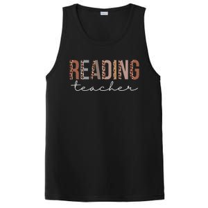 Reading Teacher Leopard Appreciation For Work PosiCharge Competitor Tank