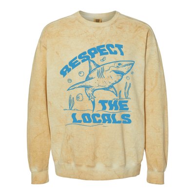 Respect The Locals Colorblast Crewneck Sweatshirt