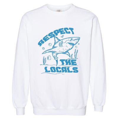 Respect The Locals Garment-Dyed Sweatshirt