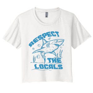 Respect The Locals Women's Crop Top Tee