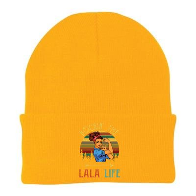 Rockin The Lala Life Grandparents Day For Lala Knit Cap Winter Beanie