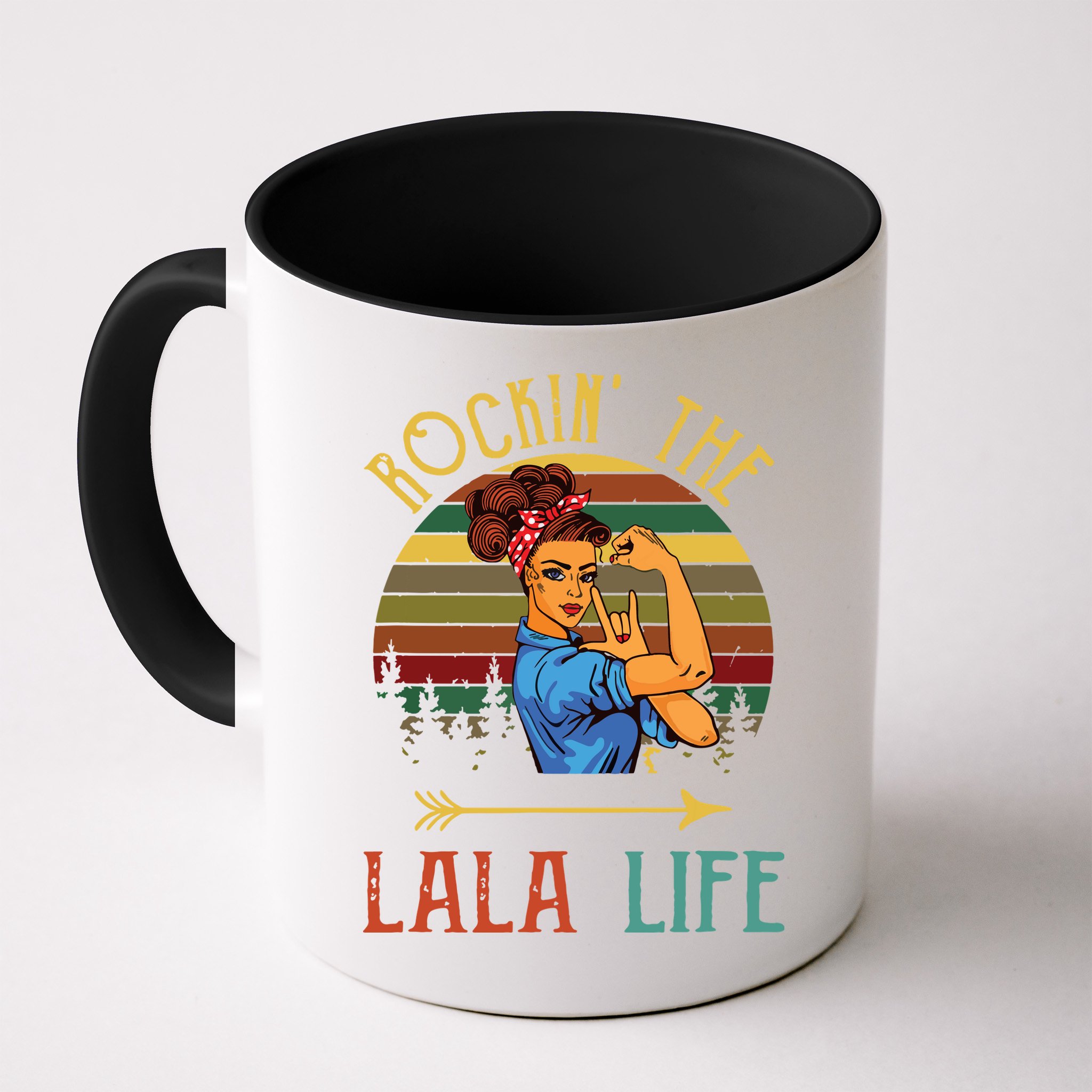 Rockin The Lala Life Grandparents Day For Lala Mug
