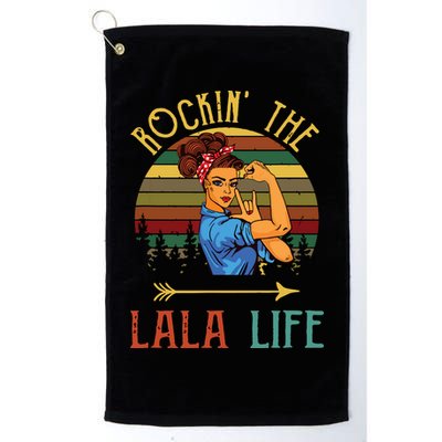 Rockin The Lala Life Grandparents Day For Lala Golf Towel