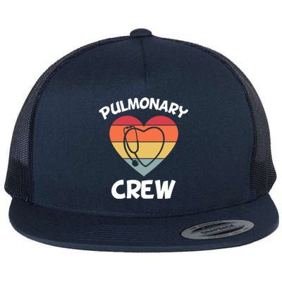 Respiratory Therapy Lung Doctor Pulmonary Crew Asthma Nurse Gift Flat Bill Trucker Hat