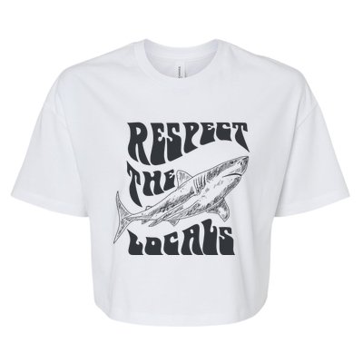 Respect The Locals Bella+Canvas Jersey Crop Tee