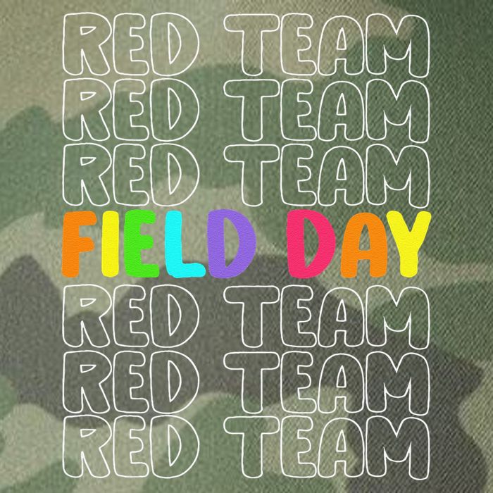 Red Team Let The Games Begin 2025 Field Day Spirit Squad Legacy Tie Dye Trucker Hat
