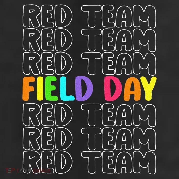 Red Team Let The Games Begin 2025 Field Day Spirit Squad Cool Comfort Performance Bucket Hat