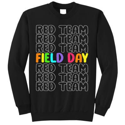 Red Team Let The Games Begin 2025 Field Day Spirit Squad Sweatshirt