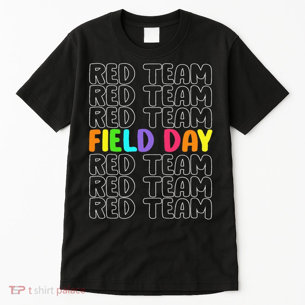 Red Team Let The Games Begin 2025 Field Day Spirit Squad Tall T-Shirt