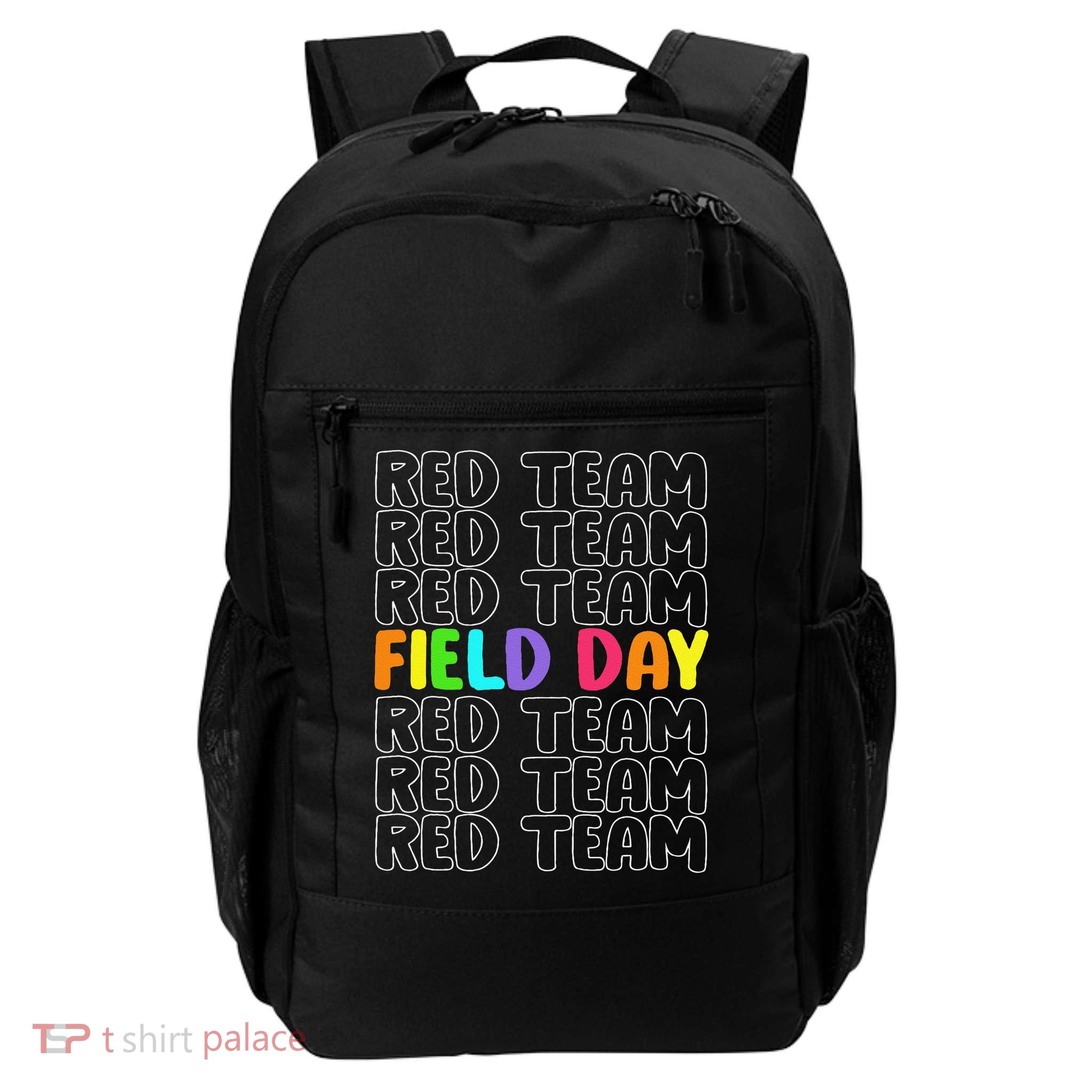 Red Team Let The Games Begin 2025 Field Day Spirit Squad Backpack