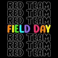 Red Team Let The Games Begin 2025 Field Day Spirit Squad Bucket Hat