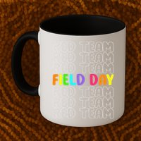 Red Team Let The Games Begin 2025 Field Day Spirit Squad Mug