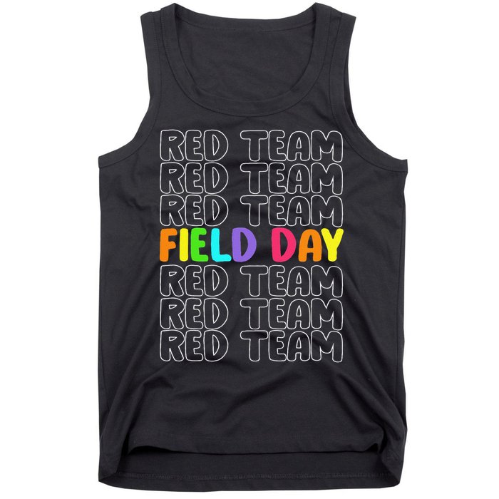 Red Team Let The Games Begin 2025 Field Day Spirit Squad Tank Top