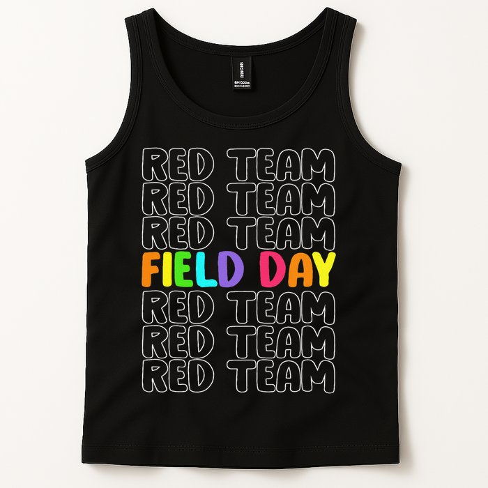 Red Team Let The Games Begin 2025 Field Day Spirit Squad Tank Top