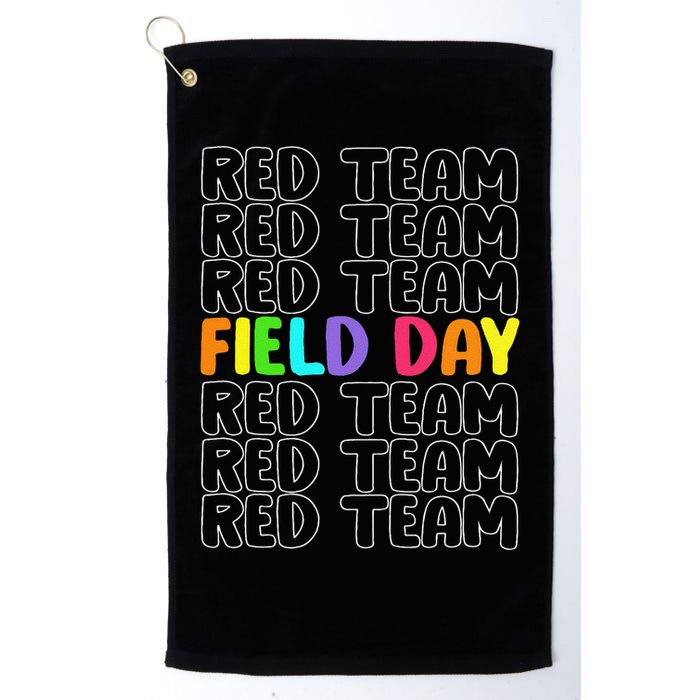 Red Team Let The Games Begin 2025 Field Day Spirit Squad Golf Towel