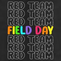 Red Team Let The Games Begin 2025 Field Day Spirit Squad Golf Towel