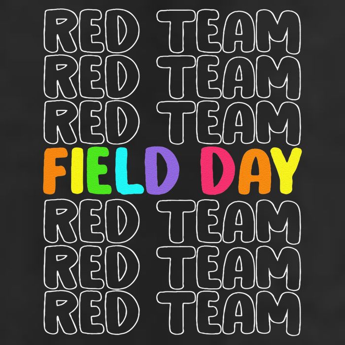 Red Team Let The Games Begin 2025 Field Day Spirit Squad Golf Towel