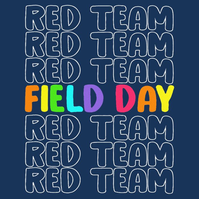 Red Team Let The Games Begin 2025 Field Day Spirit Squad Infant Baby Jersey Bodysuit