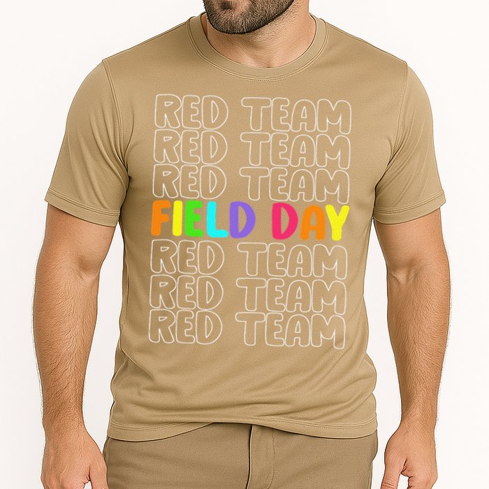 Red Team Let The Games Begin 2025 Field Day Spirit Squad Performance Shirt