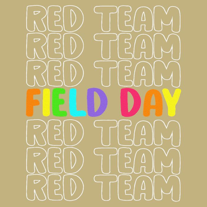 Red Team Let The Games Begin 2025 Field Day Spirit Squad Performance Shirt