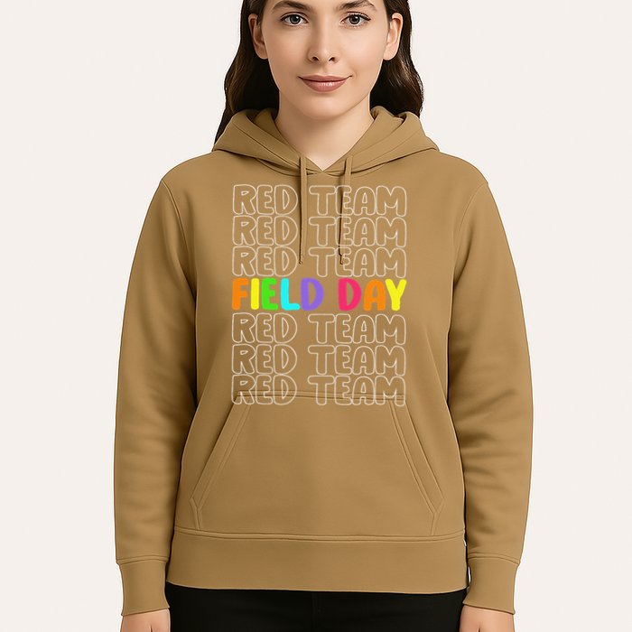 Red Team Let The Games Begin 2025 Field Day Spirit Squad Hoodie