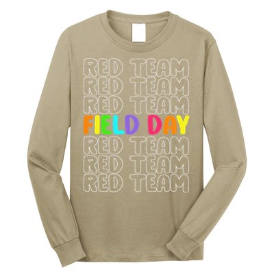 Red Team Let The Games Begin 2025 Field Day Spirit Squad Long Sleeve Shirt