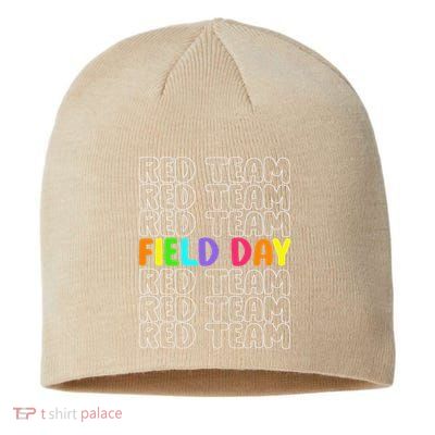 Red Team Let The Games Begin 2025 Field Day Spirit Squad Sustainable Beanie