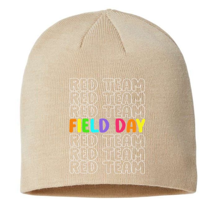 Red Team Let The Games Begin 2025 Field Day Spirit Squad Sustainable Beanie