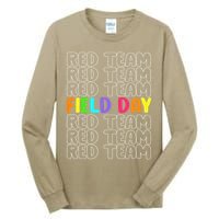 Red Team Let The Games Begin 2025 Field Day Spirit Squad Tall Long Sleeve T-Shirt