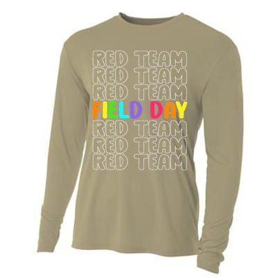Red Team Let The Games Begin 2025 Field Day Spirit Squad Cooling Performance Long Sleeve Crew