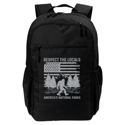 Respect The Locals Bigfoot National Park Bigfoot Backpack