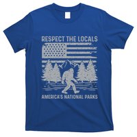 Respect The Locals Bigfoot National Park Bigfoot T-Shirt