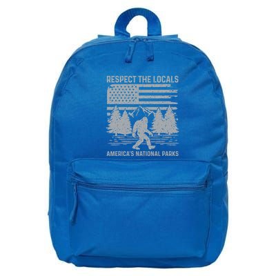 Respect The Locals Bigfoot National Park Bigfoot 16 in Basic Backpack