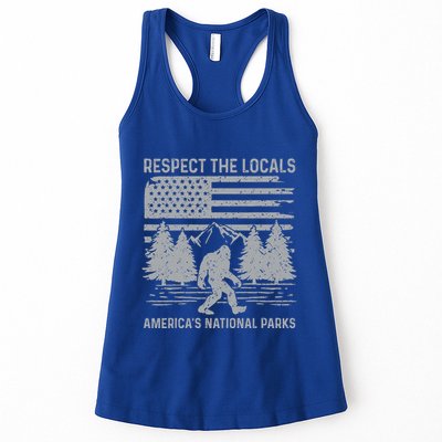 Respect The Locals Bigfoot National Park Bigfoot Womens Tank Top