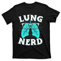 Respiratory Therapist Lung Nerd RRT CRT RT Pulmonologist T-Shirt