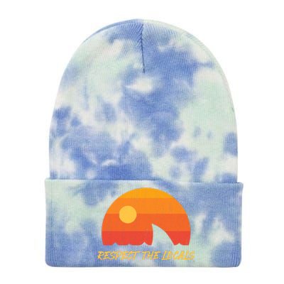 Respect The Locals ✅ Shark Week Tie Dye 12in Knit Beanie