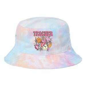 Retro Teacher Life Teacher Appreciation Tie Dye Newport Bucket Hat