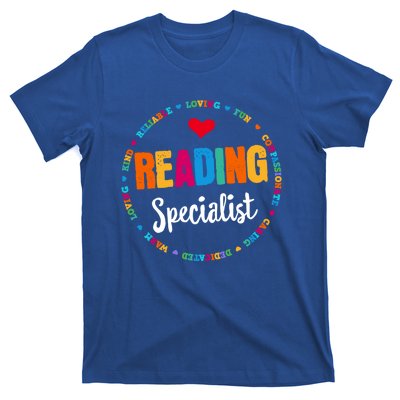 Reading Teacher Literacy Coach Principal Reading Specialist Cool Gift T-Shirt