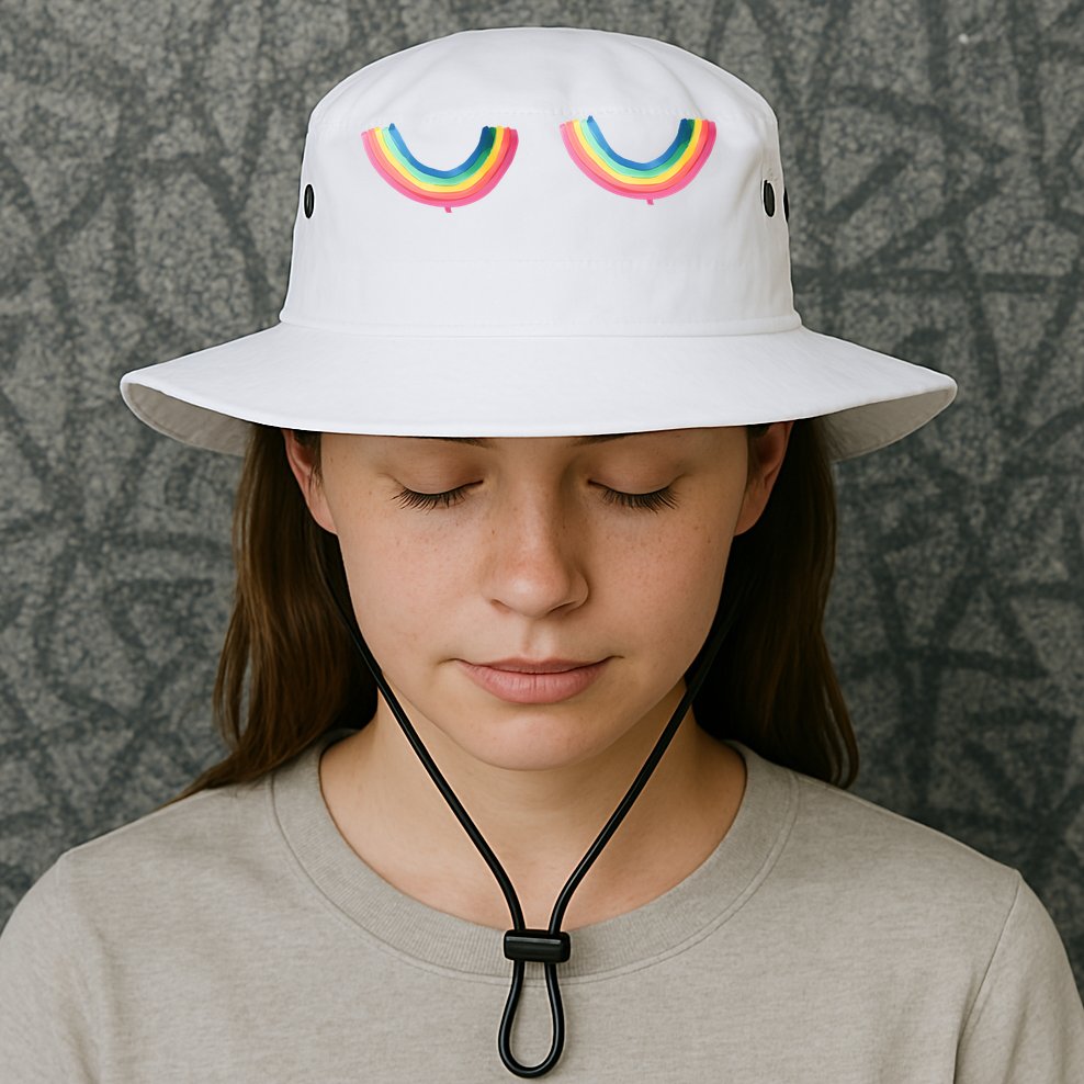 Rainbow Titties Lgbt Queer Bucket Hat