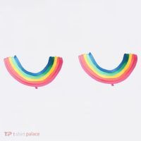 Rainbow Titties Lgbt Queer 11oz C Handle Ceramic Mug