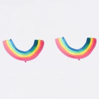 Rainbow Titties Lgbt Queer Golf Towel