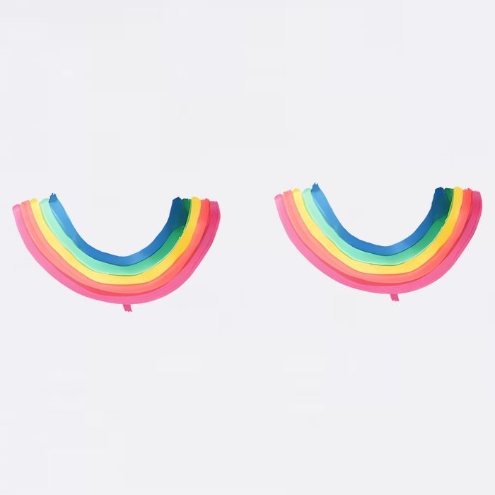 Rainbow Titties Lgbt Queer Wool Snapback Cap