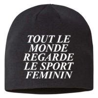 Retro Tout Le Monde Regarde Le Sport Feminin Women Apparel Sustainable Beanie