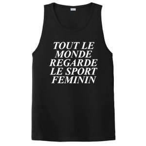 Retro Tout Le Monde Regarde Le Sport Feminin Women Apparel PosiCharge Competitor Tank