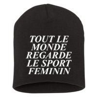 Retro Tout Le Monde Regarde Le Sport Feminin Women Apparel Short Acrylic Beanie