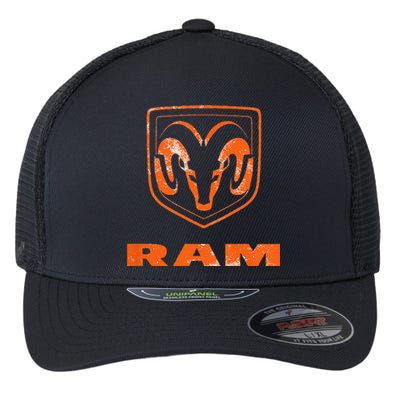 R.A.M Trucks Logo Distressed Flexfit Unipanel Trucker Cap