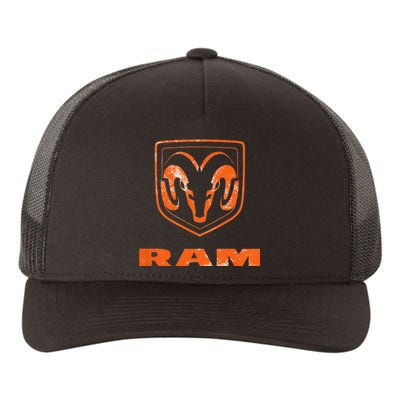 R.A.M Trucks Logo Distressed Yupoong Adult 5-Panel Trucker Hat