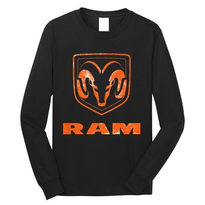 R.A.M Trucks Logo Distressed Long Sleeve Shirt