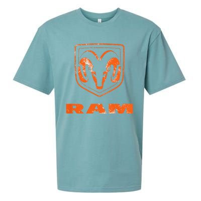 R.A.M Trucks Logo Distressed Sueded Cloud Jersey T-Shirt