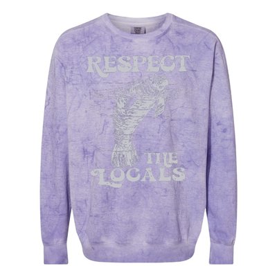 Respect The Locals Colorblast Crewneck Sweatshirt